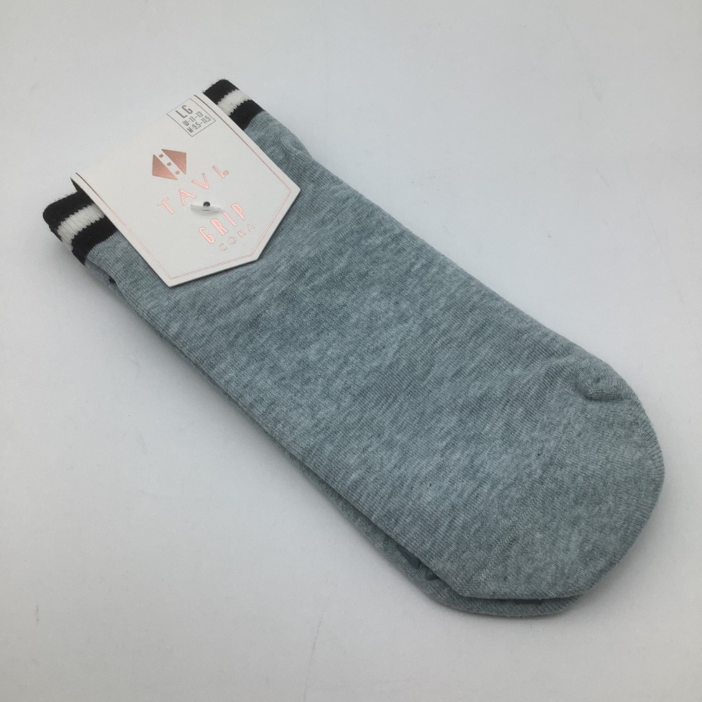 Tavi Cora‎ Grip Socks Mirage Heather Non Slip Yoga Pilates Size L New
